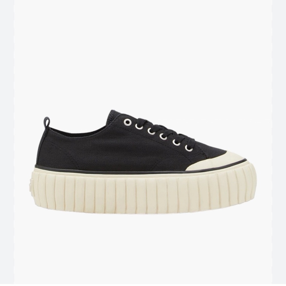 DIESEL Black Hanami S-Hanami Low X Sneakers Size Womens 9.5 - Picture 1 of 10